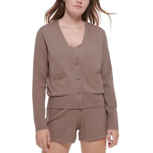 Calvin Klein Jeans Sweaters - Calvin Klein Jeans Soft Button Front Pockets Classic Cardigan NWT Size M